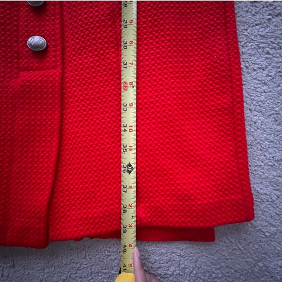 Anthropologie Maeve Quilted Red button front midi dress preppy equestrian - Picture 15 of 15